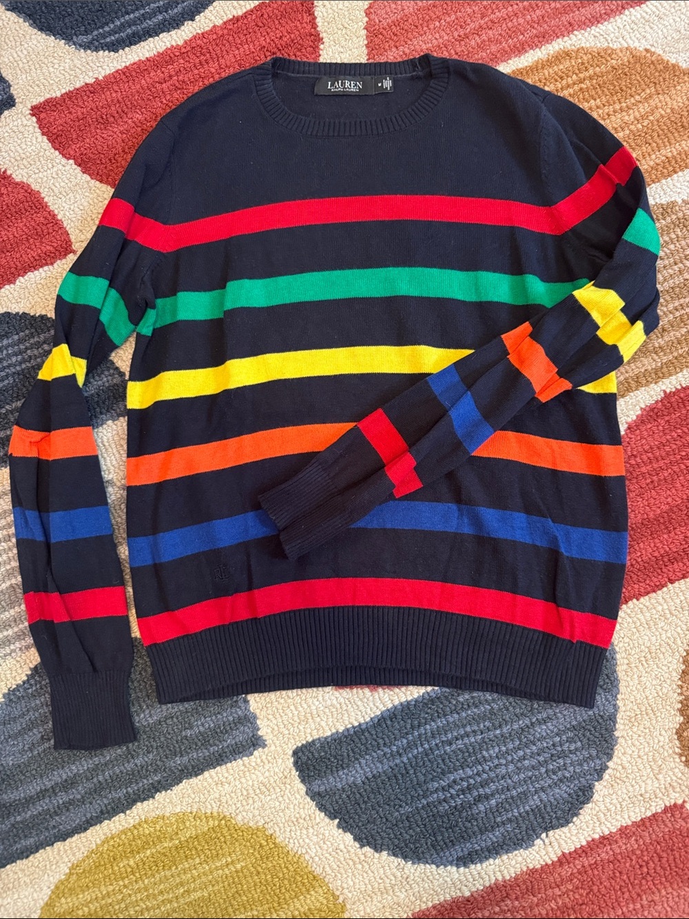 Ralph Lauren striped sweater, size medium